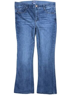 Democracy Jeans Ab Solution High Rise Artisanal 14 Petite Itty Bitty Boot Cut